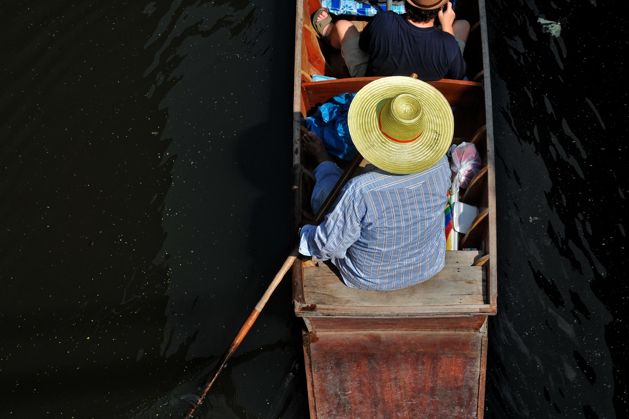 thailande taxi flottant photo christian vicens